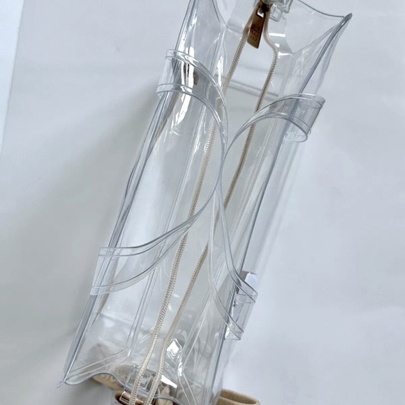 NWT BEIS The Stadium Tote I Crossbody I Top Handle Clear Sold Out - Picture 11 of 11